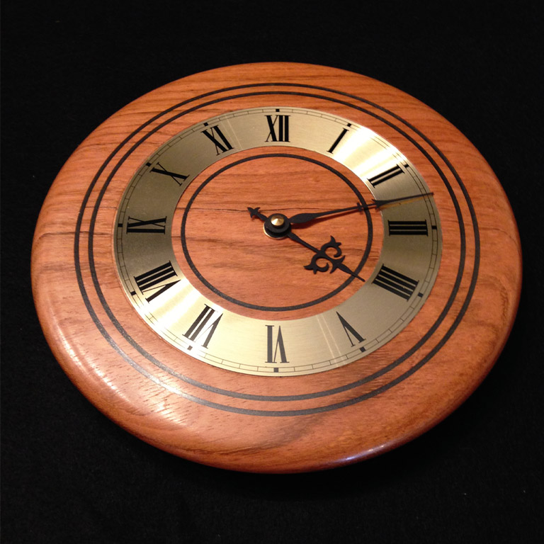 Chapter ring clock - Bubinga