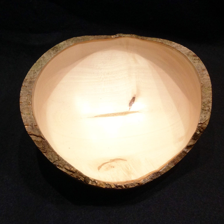 Natural edge bowl - Poplar